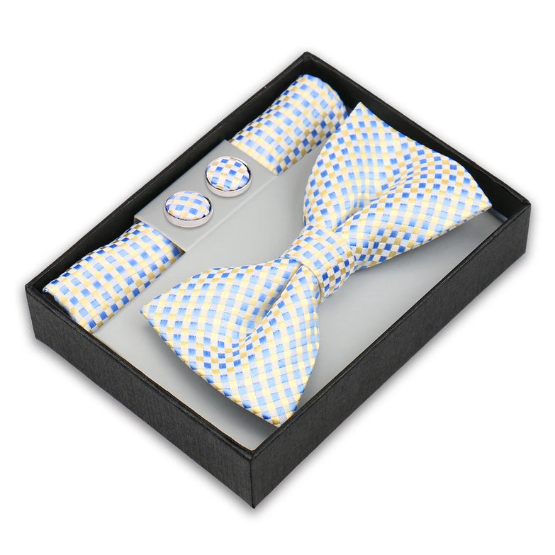 Coffret Noeud Papillon Élégance – Ensemble 3 Pièces pour un Style Parfait