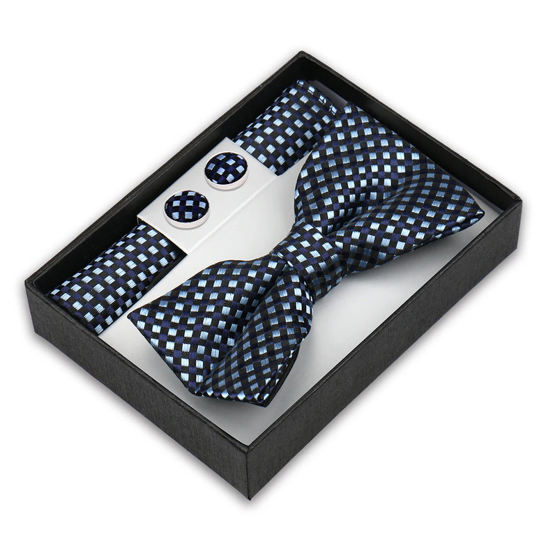 Coffret Noeud Papillon Élégance – Ensemble 3 Pièces pour un Style Parfait