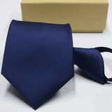 Cravates Pré-noués Bleu Foncé - Cravate Prestige