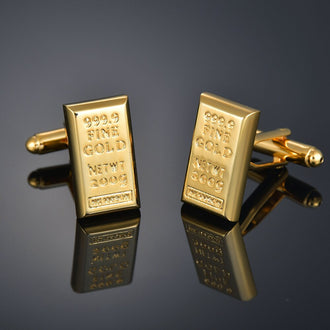Boutons de Manchette Lingot d'Or