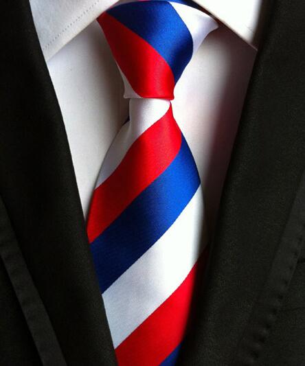 Tricolor Striped Tie